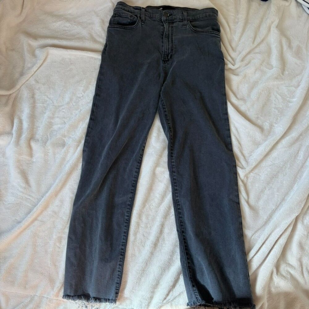 Joe's Jeans The Blake Black Straight Leg Jeans Size 29 Raw Hem